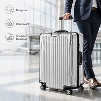 Housse de protection durable pour valise, imperméable et résistante aux rayures, idéale pour les voyages à l'aéroport