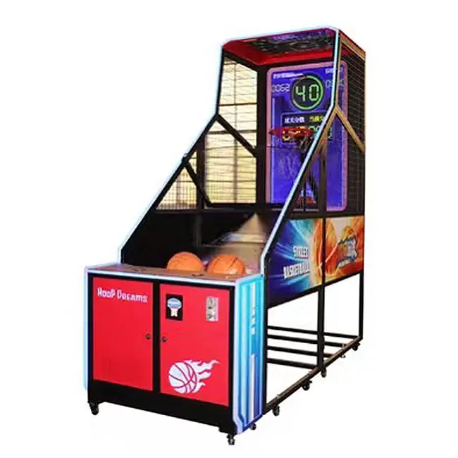 Jogo de basquete interior, jogo de basquete para jogo de tiro em rua, máquina de operação por moedas, jogo de arcade de basquete para venda