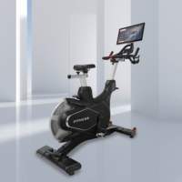 Vélo d'exercice magnétique de qualité commerciale, vélo d'appartement horizontal avec écran LCD et capteur de fréquence cardiaque pour usage commercial