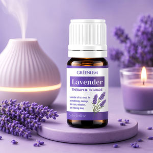 Huile essentielle de lavande pressée à froid, qualité thérapeutique, 100% pure et naturelle, hydratante, parfum frais, 5 ml pour le soin de la peau du corps - Product Image 2