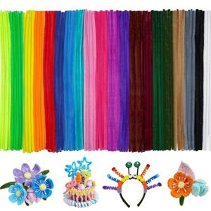 300 Pcs 7 Loại Pastel Macaron Màu Chenille Thân Cây Nghệ Thuật Và Thủ Công Dự Án Sáng Tạo DIY Trang Trí Ống Chất Tẩy Rửa - Product Image 2