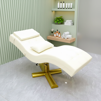 Chaise esthétique, lit de beauté électrique, table de massage inclinable avec levage à un bouton et télécommande pour spa et salon