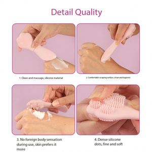 Hot Selling Colorful Silicone Cat Paw Facial Brush Soft Manual <b>Blackhead</b> <b>Remover</b> for Gentle Skin Cleansing & Exfoliation - Product Image 5