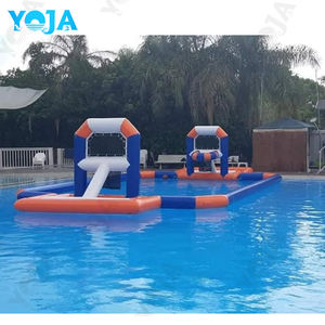 Terrain de basket-ball flottant gonflable en PVC, jeux aquatiques amusants pour la <span class=keywords><strong>piscine</strong></span>, en forme de château enchanteur <span class=keywords><strong>avec</strong></span> taille et couleur personnalisables - Product Image 2