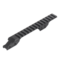 Convertidor de Punta Inclinada Tipo Cola de Golondrina de 175mm con 14 Ranuras, de Aluminio CNC, de 11 a 21mm, Herramienta Accesoria Táctica Universal, Venta al por Mayor de Fábrica