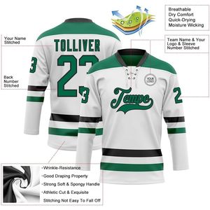 Camisetas de Hockey Personalizadas Sublimadas, 420g, Cuello en V, Absorben la Humedad, Unisex, para Adultos, Ropa de Hockey sobre Hielo - Product Image 3