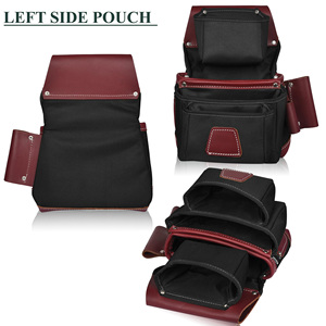 Nylon da nhiệm vụ nặng nề vách thạch cao công cụ Túi vành đai tùy chỉnh OEM/ODM công cụ <span class=keywords><strong>Pouch</strong></span> cho thợ mộc xây dựng framers thợ điện - Product Image 5