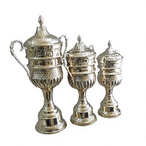 Ensemble de coupes de trophées en acier inoxydable CHAMP KING, qualité supérieure durable, récompenses de compétition, design élégant - Product Image 6