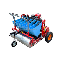 Semoir à ail professionnel pour usage agricole, à commande manuelle, pour tracteur