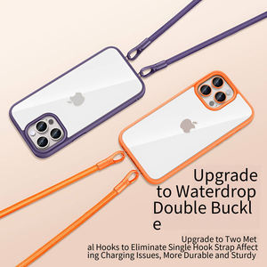 טלפון נייד פוליאסטר קצר מתכוונן עם טלפון נייד עם רצועת crossbody רצועה crossbody - Product Image 5