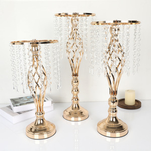 Western Food Luxury Brand Derong Desktop Decoration <strong>Wedding</strong> Props Table Iron Candlestick Twist Ornaments Flower <strong>Frame</strong> - Product Image 1