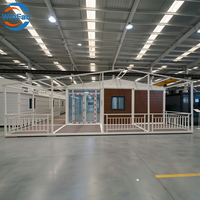 Maison préfabriquée modulaire de luxe WinFair Mexico à 3 chambres, conteneur de 40 pieds avec salle de bain et cuisine pour studio à domicile / espace créatif