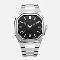Montres à Quartz carrées de luxe pour hommes, montre d'affaires de marque supérieure en verre saphir avec revêtement AR, étanche à 50M, lumineuse