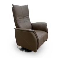 Canapé simple haut de gamme en cuir véritable rotatif chaise longue fonctionnelle électrique pour salon loisirs de haute qualité