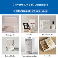 Boîte d'emballage de parfum cosmétique haut de gamme, sur mesure, avec couvercle à clapet, boîte cadeau en papier doré, designs personnalisés, qualité supérieure