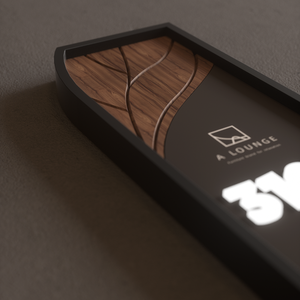 Señal de puerta de madera personalizada, placa de señal de puerta, señal de puerta de hotel, número de placa de puerta, placa de número de apartamento, números de habitación de hotel - Product Image 4