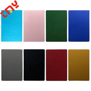 ขายร้อนMulticolor 0.2/0.3/0.42/0.8 มม.<span class=keywords><strong>ค</strong></span>วามหนาเลเซอร์ทําเครื่องหมายอะโนไดซ์อลูมิเนียมนามบัตรช่องว่างสําหรับเลเซอร์แกะสลัก - Product Image 4