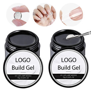 KUDAN Kit d'extension d'ongles en acrylique et <span class=keywords><strong>gel</strong></span> de haute qualité 50g Source de lampe à LED de style français certifiée pour l'utilisation de poly nail art - Product Image 2