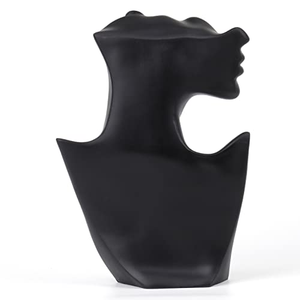 Modern Figure Bust Jewelry Necklace Jewelry Stand Desktop Storage Resin Crafts <b>Ornament</b> - Product Image 3