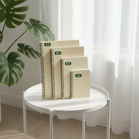 Carnet Organiseur/Planificateur A3 à Couverture PP, Reliure Spirale, Grille Épaissie, pour Lycéens et Étudiants, HJ X556985, 80 Feuilles
