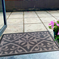 2025 nouveau produit couloir demi-rond tapis couloir demi-cercle tapis personnalisé Durable anti-dérapant maille conception extérieur paillasson