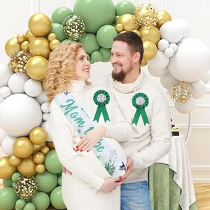 Décorations <span class=keywords><strong>de</strong></span> fête prénatale sur le thème du canard colvert pour garçon, sash <span class=keywords><strong>de</strong></span> maternité pour future maman, badge en fer blanc pour future maman et future papa, <span class=keywords><strong>couronne</strong></span> <span class=keywords><strong>de</strong></span> <span class=keywords><strong>fleurs</strong></span> - Product Image 5