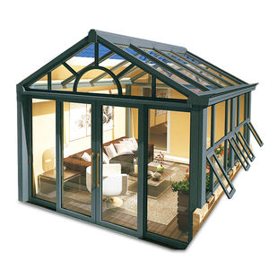 Solárium Prefabricado Independiente con Marco de Aluminio, Techo Solar, Ventana de Vidrio Templado, para Jardín, Casa - Product Image 2