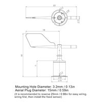 RS485 360 °   Capteur de vitesse et de direction du vent en polycarbonate pour la surveillance météorologique, chantier de construction, grue à tour