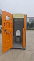 Toilettes portables de bonne qualité, couleur personnalisée, toilettes sèches mobiles avec grande cuve de récupération des eaux usées