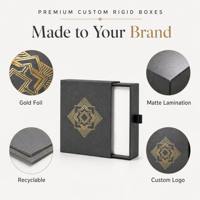 Boîte en papier rigide personnalisée pour l'emballage de parfums et d'huiles essentielles, boîte cadeau avec impression de logo, vente en gros directe d'usine