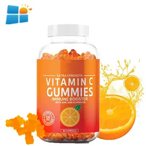 Oem/Odm/Obm Vitamine C Gummy Vitamine C Gummy Pour La Peau Gummy Vitaminen C Huidverzorging Voor Volwassenen