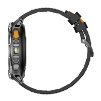 Montre connectée AK112, écran HD 1,7 pouces, étanche IP68, moniteur de fréquence cardiaque, SpO2, boussole, plus de 100 modes sportifs, tracker d'activité pour hommes et femmes