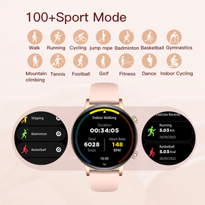 Reloj Inteligente MK96 de Moda para Mujer y Hombre, Pantalla AMOLED de 1.32'', Monitor de Frecuencia Cardíaca y SpO2, Resistente al Agua IP68, Llamadas por Bluetooth, Más de 100 Modos Deportivos - Product Image 6