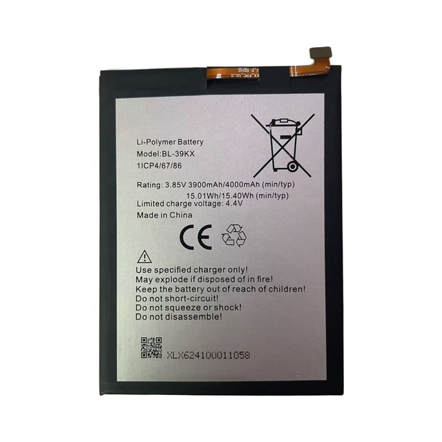 Mobile Phone Battery High QualityBL-39KX 4000mAh Li-ion Rechargeable Mobile Phone Battery for X624/Hot7/X625/7Pro/S4/X626