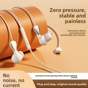 Audífonos para Videojuegos, de Alta Calidad, con Cable, Intraaurales, con Cancelación de Ruido, Cable de 1.2m, Interfaces de 3.5mm/Tipo-C, Aptos para - Product Image 3