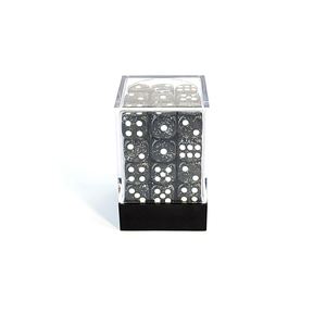 Fabricants d'étiquettes personnalisées OEM avec logo, 36 pièces, couleur translucide, 6 faces, jeu de dés à paillettes de 12 mm pour jeux de société - Product Image 3