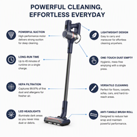 Aspirateur Balai Portable Sans Fil 130W 18.5V Humide/Sec avec Brosse, Sans Sac, pour Hôtels, sur Batterie