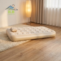 Matelas gonflable amovible au design moderne pour le camping, la randonnée, portable, pompe USB intégrée, fonction de refroidissement, sac de transport CAMPER H.H