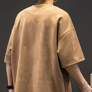 T-shirts personnalisés impression coton T-shirt surdimensionné Streetwear Logo Design vêtements de sport unisexe de qualité supérieure en vrac vente en gros - Product Image 2