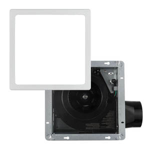 مروحة شفط للحمام فائقة الهدوء 120 فولت 15 واط مع إضاءة 5CCT، مروحة سقف للحمام وغرفة الاستحمام 10 بوصة - Product Image 4