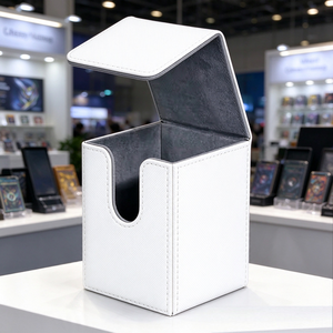 Caja de Almacenamiento Portátil de Cuero PU para Cartas Coleccionables, con Capacidad para Más de 100 Cartas, para Colecciones de TCG - Product Image 5