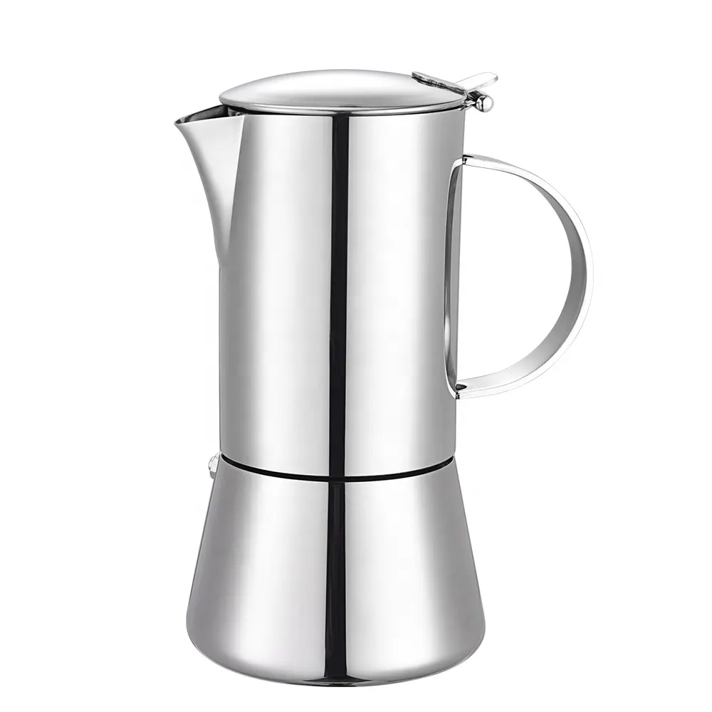 Caffettiera italiana in acciaio inossidabile per campeggio o casa Moka Pot caffettiera italiana Classic Cafe Percolator Maker