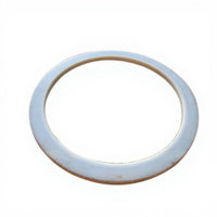 Dichtungs-O-Ring aus Delrin-Kunststoff in Weiß
