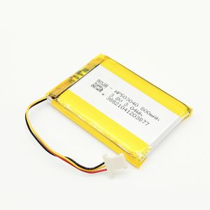 3.8v <span class=keywords><strong>800mah</strong></span> 503040 リチウムポリマー リチウムイオン電池 充電式電池 - Product Image 1