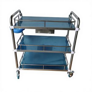 Hospital Stainless Steel <strong>Dressing</strong> <strong>Trolley</strong> Surgical Instrument <strong>Trolley</strong> - Product Image 2