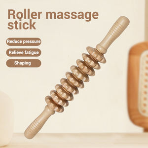 Rodillo de Masaje de Madera de 12 Ejes, Herramienta Gua Sha, Masajeador Corporal para Drenaje Linfático y Anticelulítico, Producto de Terapia - Product Image 2