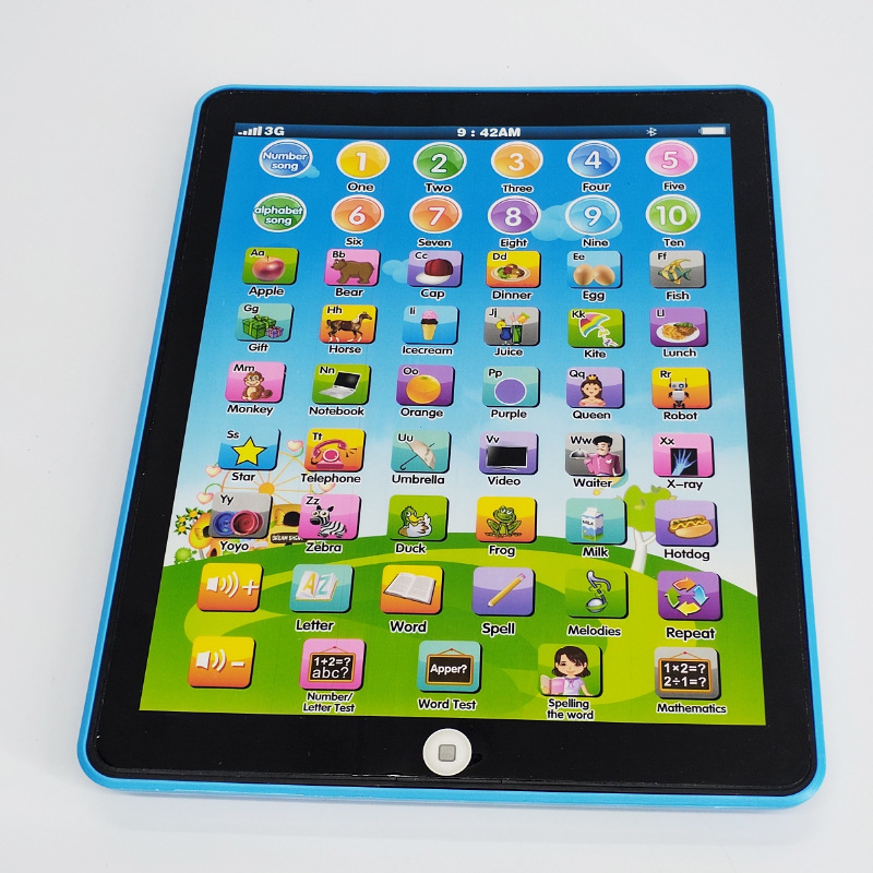 Tablet inglese grande - blu
