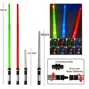 Juguete de Espada Luminosa LED Extensible de Alta Calidad y Ecológico, 2 en 1, Espada de Plástico con Luces para Niños, Fiestas - Product Image 5