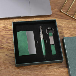 2025 Corporate <b>Gift</b> <b>Set</b> for Graduation-Exquisite Custom Logo PU Leather <b>Business</b> Notebook Silk Screen Printed Pen Diary <b>Gift</b> - Product Image 1