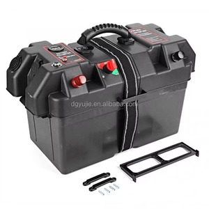 Puerto USB y 12V Power Center Station Caja de batería Motor Power Plastic Trolling Motor Rack Cajas de batería y bastidores Categoría de producto